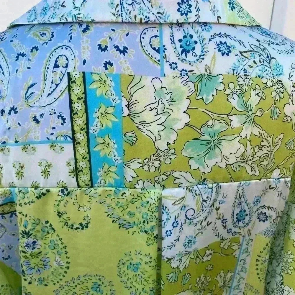 Zara button-down blouse size small - image 5